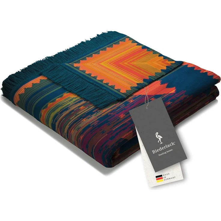 Wohndecke Marrakesh, orientalische Kuscheldecke in 150x200 cm, Biederlack, Decke aus Baumwollmischgewebe, Made in Germany – Bild 3