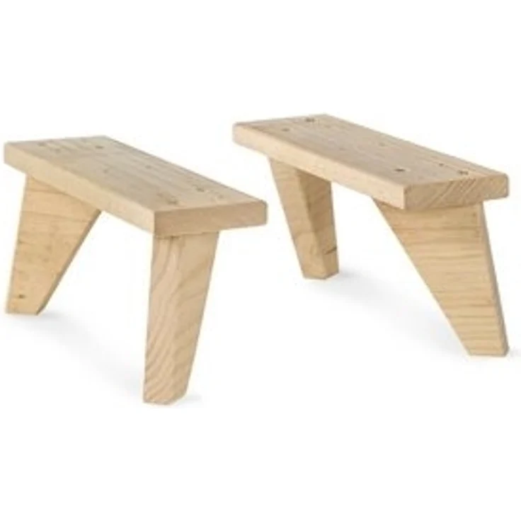 Astigarraga Kit Line Möbelfuß Vollholz-Regalbeine - Dinamic, 2er Set Möbelfüße – Bild 6