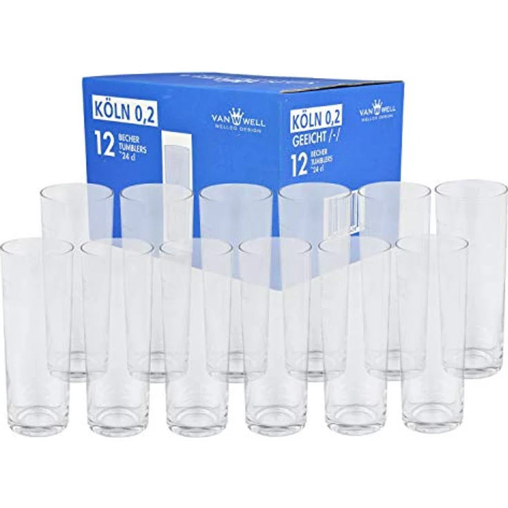Van Well Kölschglas 0,2 l geeicht 12er Set – Bild 2
