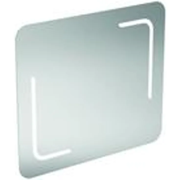 Ideal Standard Mirror & Light Spiegel T3351BH, mit Beleuchtung 40W, mit Ambientelicht unterseitig, 800 mm - T3351BH