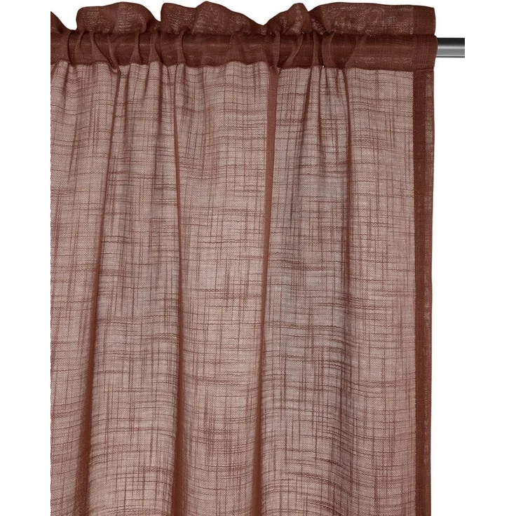 LeGer Home by Lena Gercke Gardine Marusha, Leinenoptik, halbtransparent, 1er & 2er Pack, Topseller! (2 St), Stangendurchzug, halbtransparent, Leinenoptik, grob gewebt, strukturiert, verschiedene Größen – Bild 4