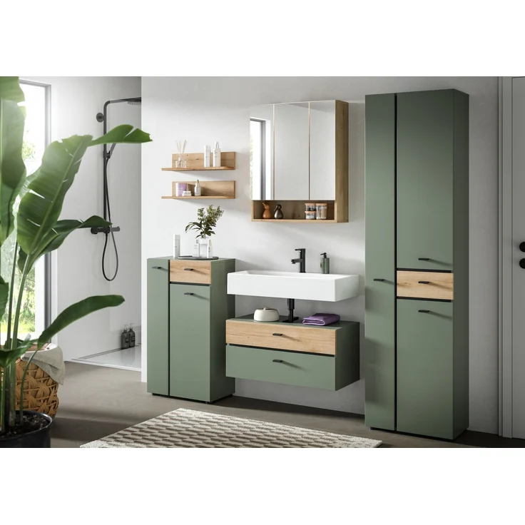 Aqua Standschrank in Sage Green Nachbildung – Bild 5
