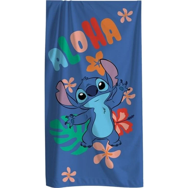 MTOnlinehandel Badetuch Stitch, 70x140cm, Geschenk für Mädchen und Jungen, 100% Baumwolle (1-St), Strandtuch Lilo & Stitch, Fanartikel, weich, saugfähig – Bild 4