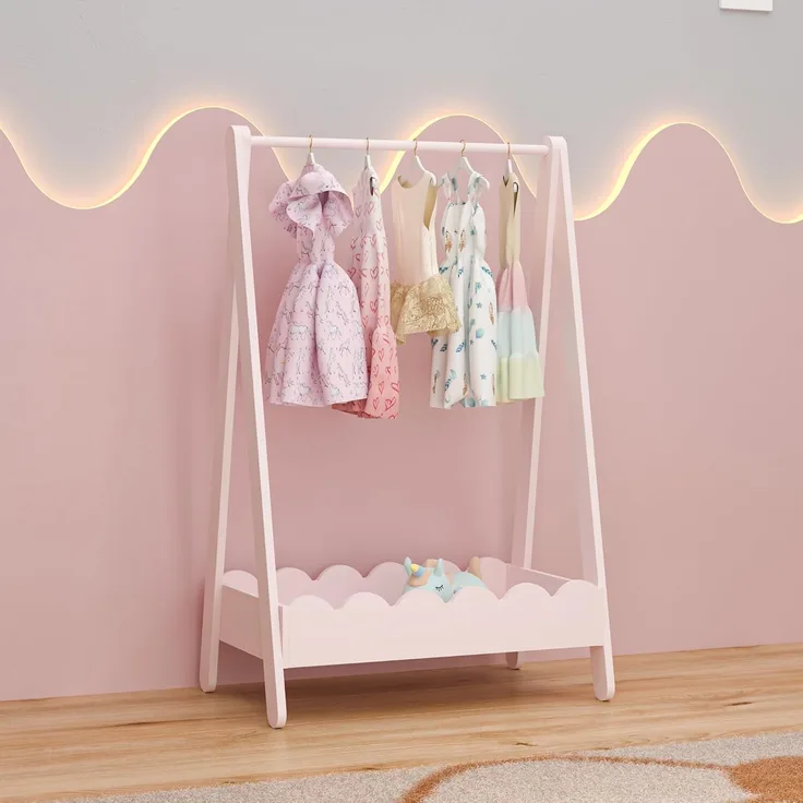 Kindergarderobe Vestnes 99x66x38 cm Cotton Candy [en. casa]