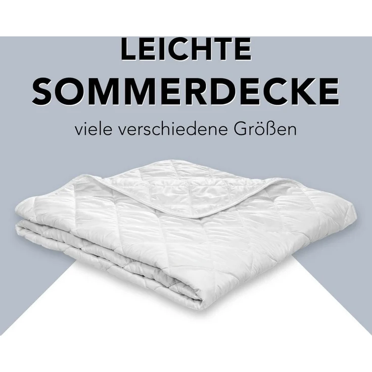 XDREAM Microfaserbettdecke Pure, Bettdecke - 4-Jahreszeiten, Ganzjahres, Winter & Sommer, Füllung: Hohlfaser-Polyesterfüllung, Bezug: Polyester, allergikerfreundlich, atmungsaktiv, temperaturausgleichend, 135x200 cm – Bild 2