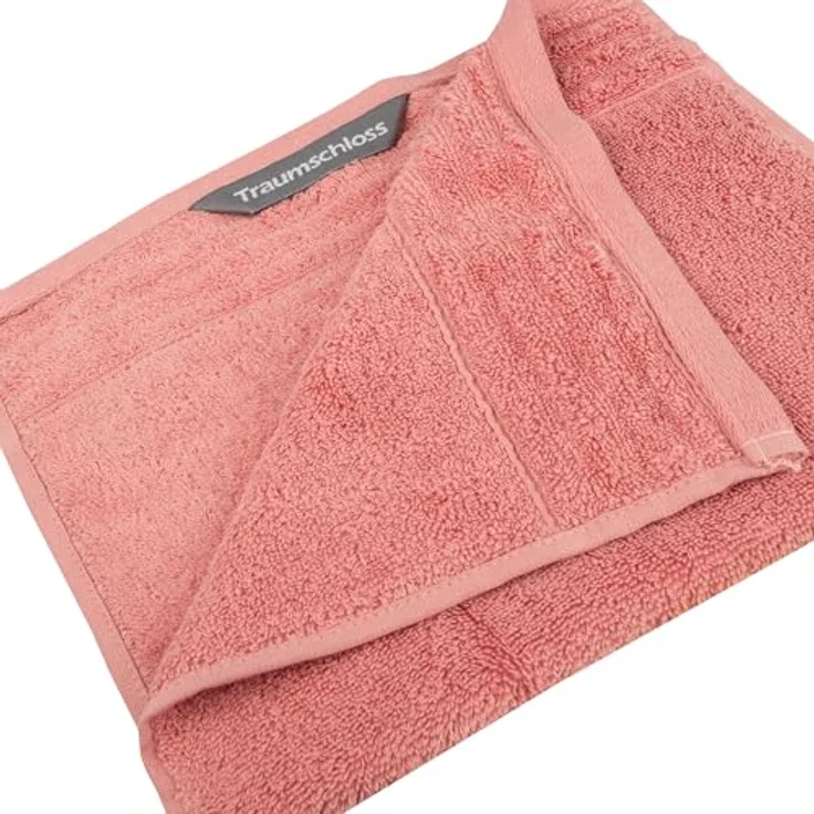 Traumschloss Gästehandtuch Premium-Line, Frottier (1-St), 100% amerikanische Supima Baumwolle mit 600g/m², Pink – Bild 3