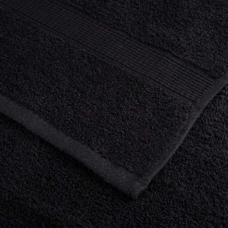 vidaXL Gästetuch SOLUND 50 Stk. Schwarz 50 x 100 cm 550 gsm 42007969 – Bild 5