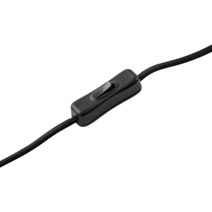 Lucande Tischleuchte Thalorin, 39 cm, braun, Keramik mit grauem Textilschirm und E27-Fassung – Bild 6