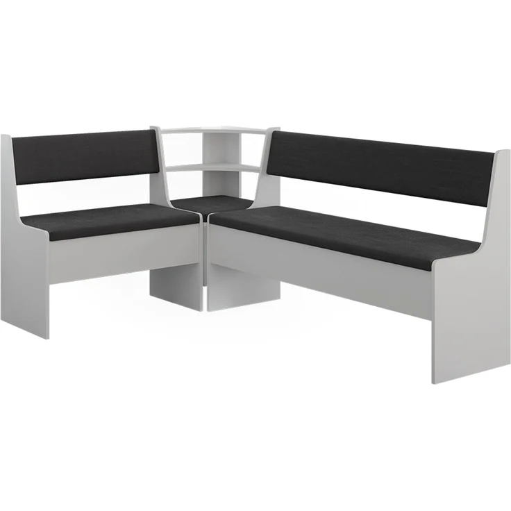 Eckbankgruppe Roman Weiß 120.1x180.1 cm Vicco – Bild 1