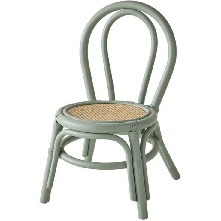 vertbaudet Kinderstuhl Kinder Stuhl aus Rattan POESIE, Sitzhöhe 30 cm – Bild 1