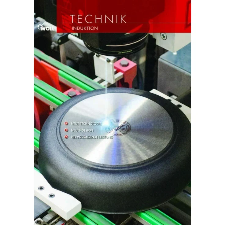 WOLL Titanium Nowo Induction Sauteérpfanne mit abnehmbarem Griff, Ø 24 cm x ca. 7 cm (2,5 l), Aluminium-Handguss mit Titan‑Hartversiegelung, alle Herdarten inkl. Induktion, spülmaschinen‑ & backofenfest bis ca. 250 °C – Bild 6