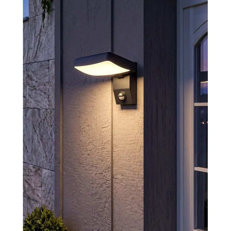 LED Außenwandleuchte CHILLON Schwarz – Bild 3