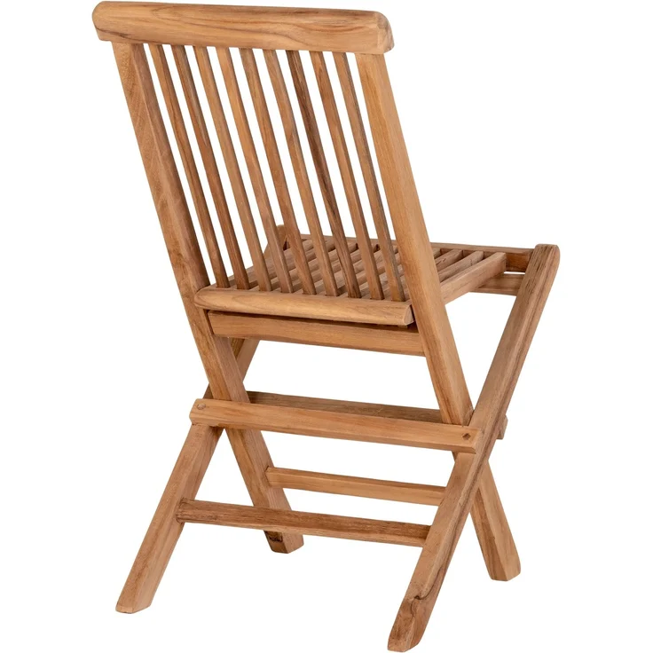 Kinderklappstuhl >Toledo< (2er-Set) in Teak, Massivholz - 31x58x42cm (BxHxT) – Bild 5