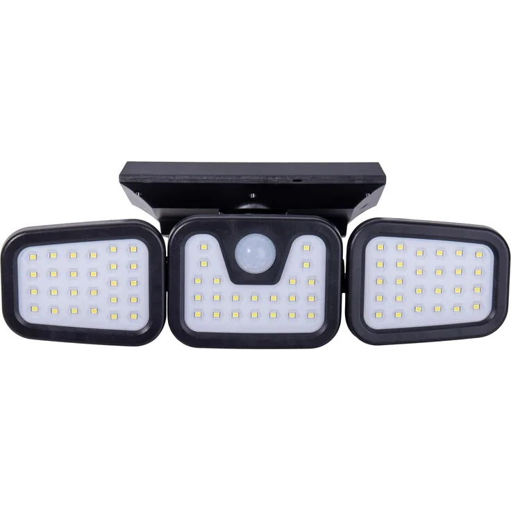 näve LED Solarleuchte Pacita, Sensorschalter, LED fest integriert, Kaltweiß, Wandleuchte, dimmbar in 3 Stufen, Sensor/Dämmerungsschalter