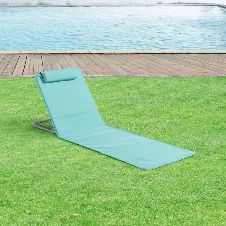 Strandmatte Donostia 2er Set 143x48cm Türkis [en. casa] – Bild 1