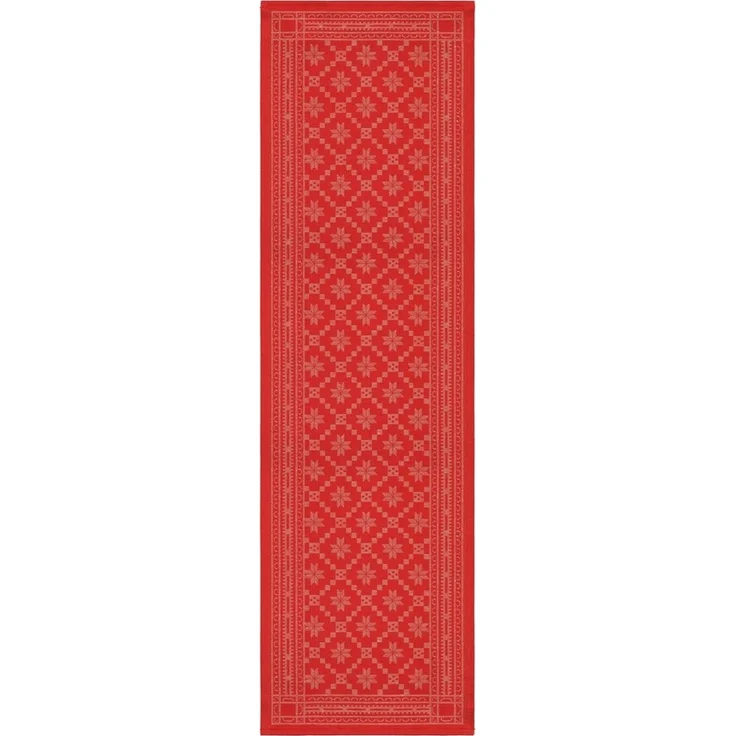 EKELUND MASTER WEAVERS 1692 Tischläufer Åttebladrose 330 35x110 cm, gewebt – Bild 1
