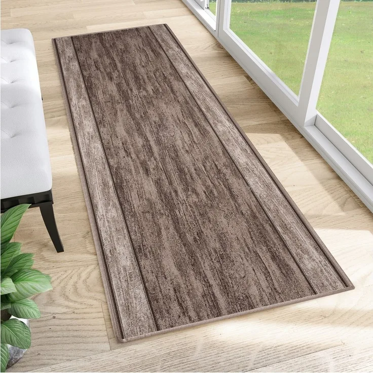 Tapiso Läufer Anti Rutsch, rechteckig, Höhe: 6 mm, Rutschfest Brücke Flur Küche Wohnzimmer Korridor Meterware