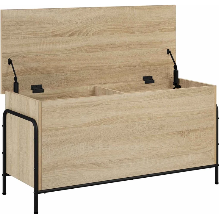 vidaXL Aufbewahrungsbox Sonoma-Eiche 80 x 40 x 49,5 cm Holzwerkstoff 8013681 – Bild 3