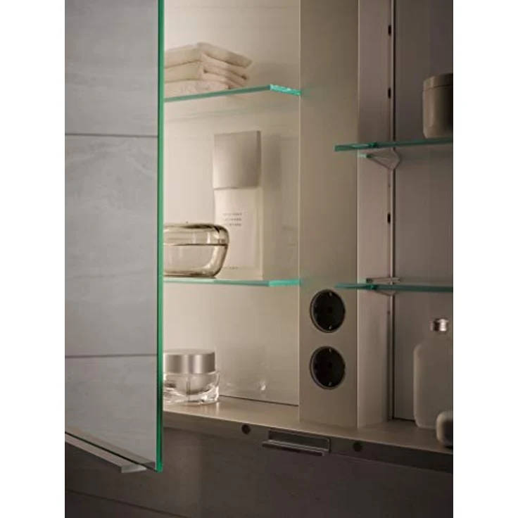 Keuco Royal Match, Aufputz-LED-Spiegelschrank 65cm mit 2 Türen, stufenlos dimmbarer LED-Beleuchtung und individuellem Stauraum – Bild 7