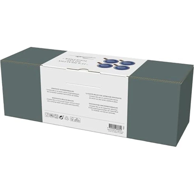 BITZ Kaffeetasse 300ml Wood Ocean 4er Set Set 0 3 l Blau Holz Steingut Becher Universal – Bild 5