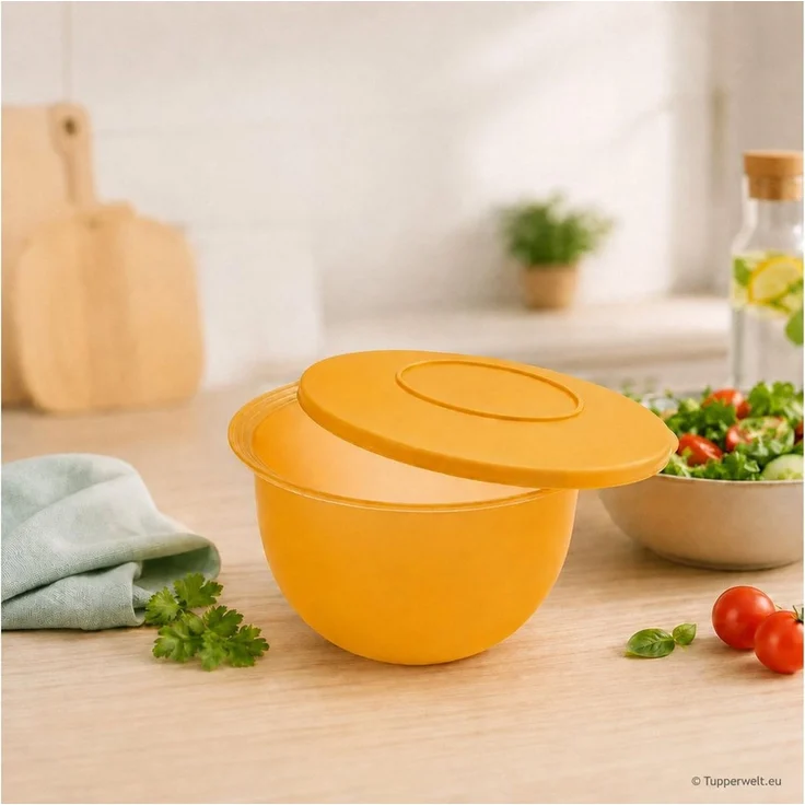 TUPPERWARE Vorratsdose Tupperware Junge Welle Schüssel 4,3 Liter orange