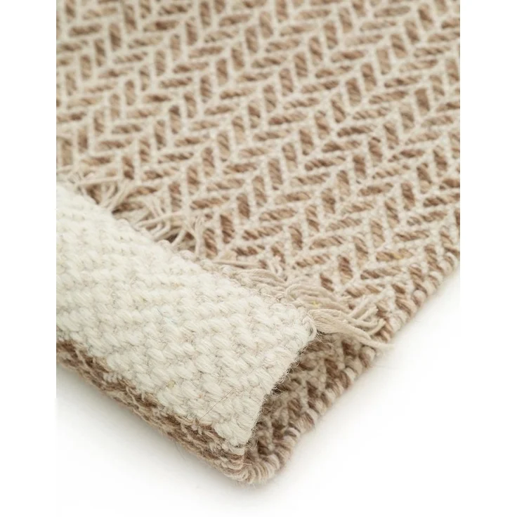 benuta Wollteppich Kim, rechteckig, Höhe: 5 mm, Kunstfaser, Berber, Ethno-Style, Wohnzimmer – Bild 2