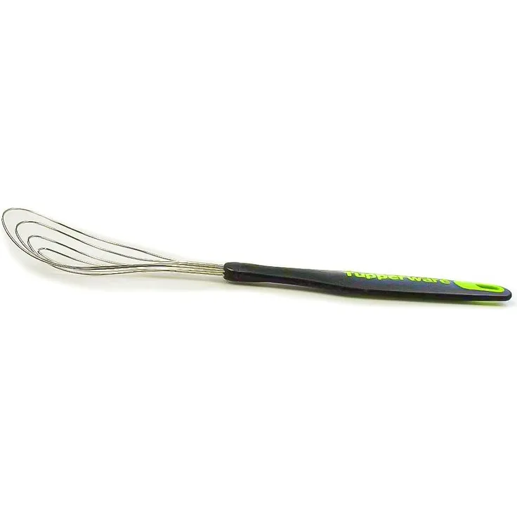 TUPPERWARE Griffbereit Tellerbesen schwarz-grün D165 Schneebesen TOP-Tellerbesen