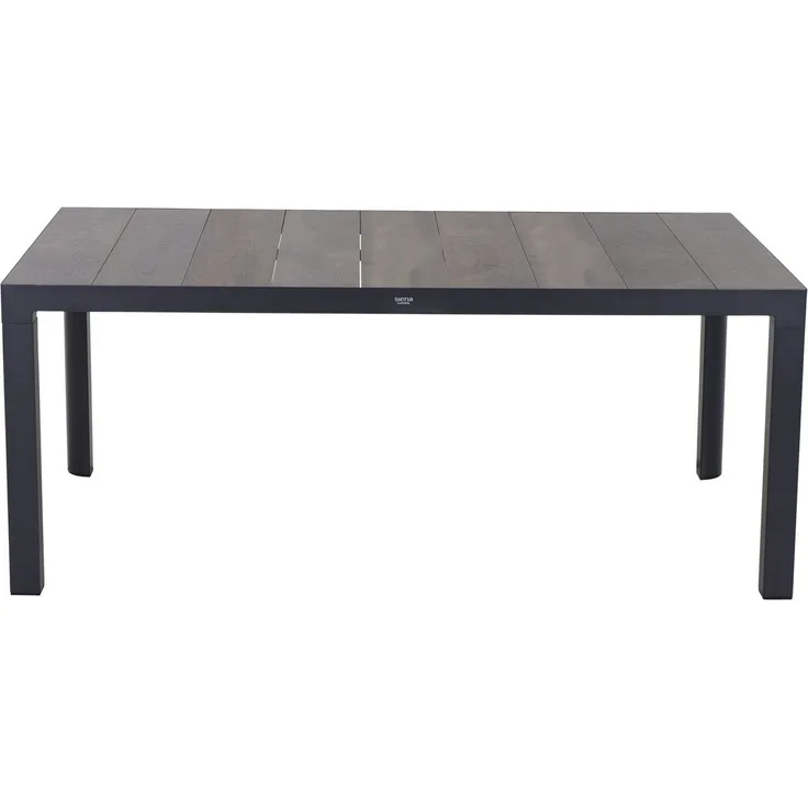 Siena Garden Silva Tisch 180 x 100 cm matt anthrazit / washed grey