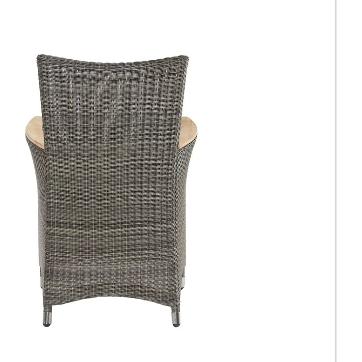 LC Garden Gartenstuhl Chelsea2er Set Armlehnstuhl Gartenstuhl grau – Bild 3