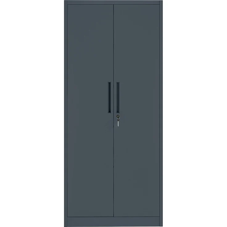 STEELSØN 'Regulus' Aktenschrank, Metall, anthrazit, 175x40x80 cm, abschließbar, Metallschrank mit 5 Fächern, geeignet als Werkzeugschrank – Bild 12