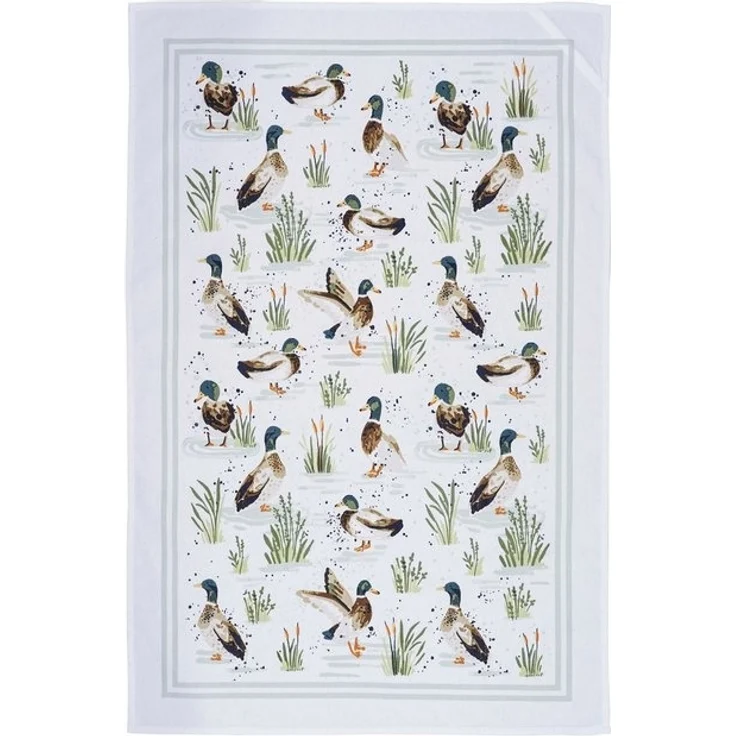 Ulster Weavers Geschirrtuch Farmhouse Ducks, (Set, 1-tlg, Set), perfekte Ergänzung für Ihre Küche, 100% Baumwolle, 48x74 cm – Bild 4