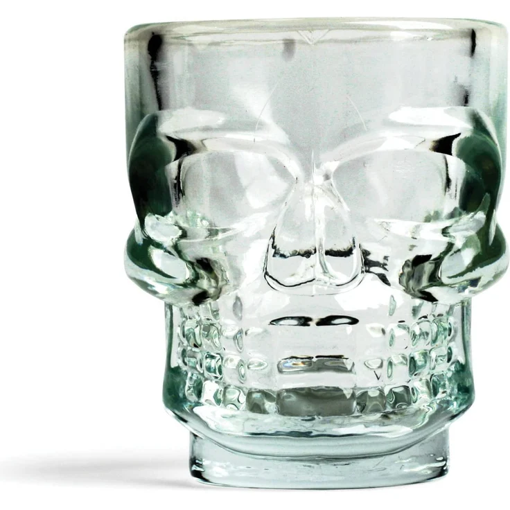 Kikkerland GL06 Schnapsglas Skull im 4-er Set – Bild 3