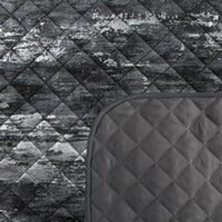 Elegante Tagesdecke Decke BLINK 3 dunkel 220x240 cm schwarz silber – Bild 4
