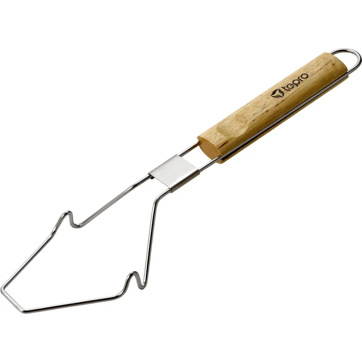 tepro Grillrostheber Universal – ca. 40 cm – mit Holzgriff zum sicheren Anheben & Herausnehmen von Grillrosten – praktisches Grillzubehör für alle gängigen Grills – Bild 1
