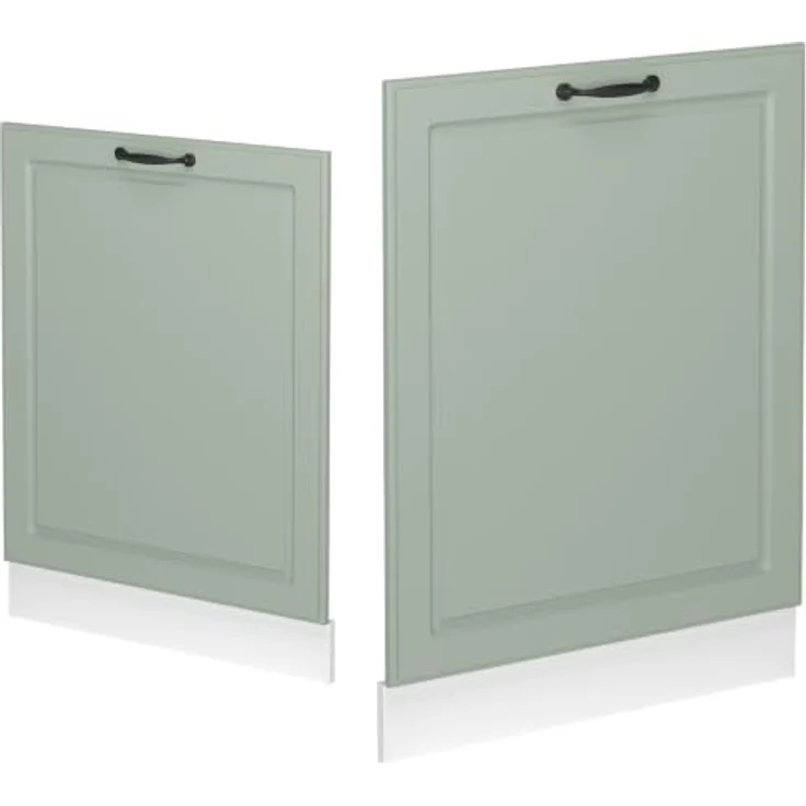 Vicco Geschirrspülerblende "R-Line", Mint Landhaus/Weiß 60 cm | MDF-Front · Ohne Arbeitsplatte · ✓ Passend zur Küchenfront · ✓ Frei kombinierbar · Einfache Integration – Bild 5