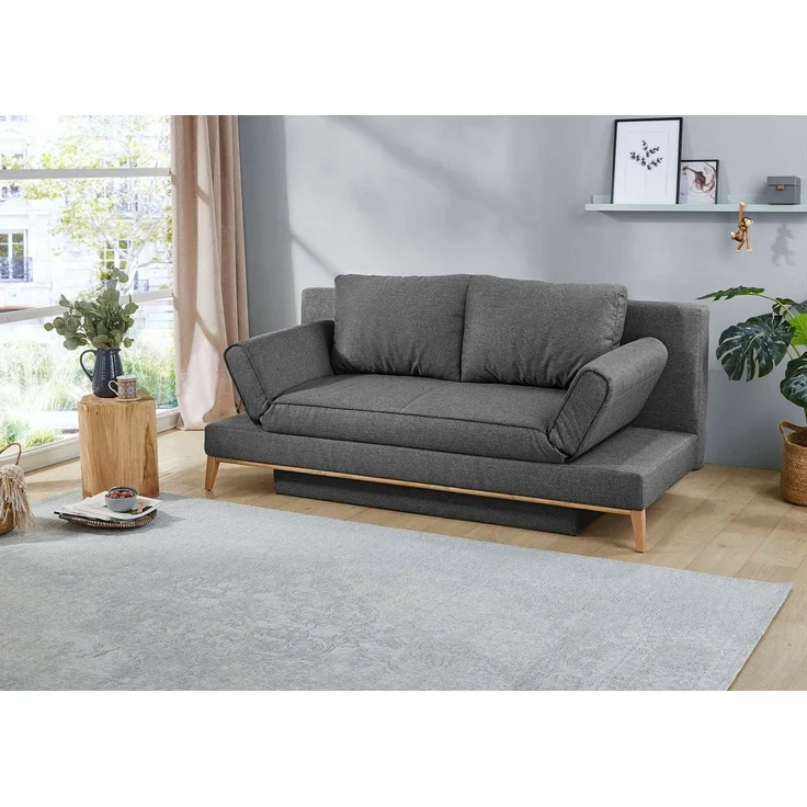 Jockenhöfer Gruppe Schlafsofa Yann, B: 198 cm, Liegefl. 138x198 cm, mit Bettfunktion, Bettkasten & Armteilverstellung – Bild 2