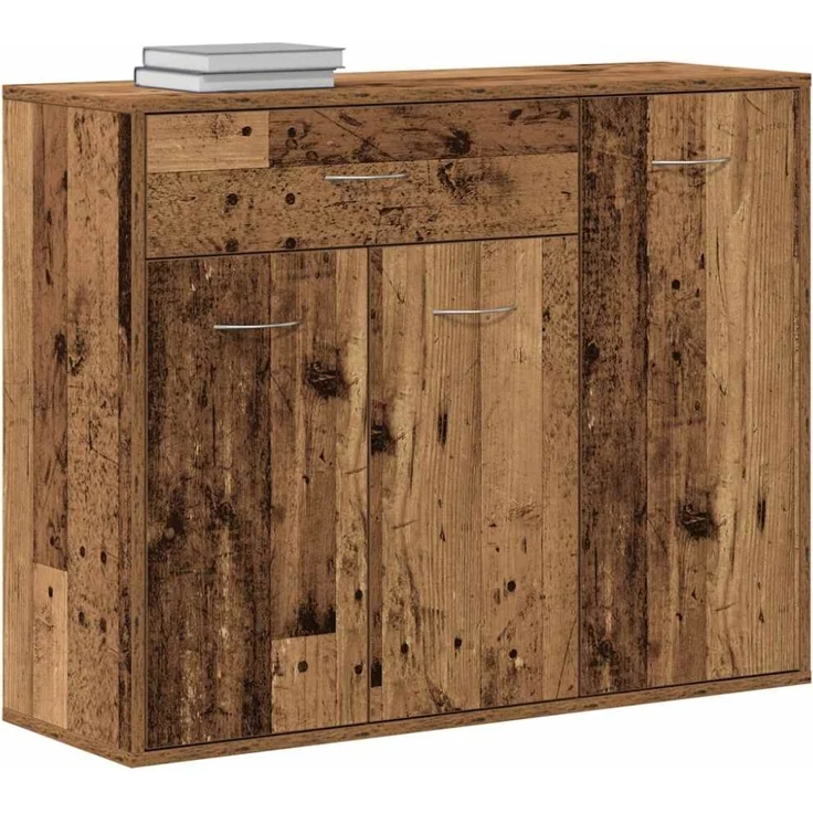 vidaXL Sideboard Altholz-Optik 88x30x70 cm Holzwerkstoff 861140 – Bild 7