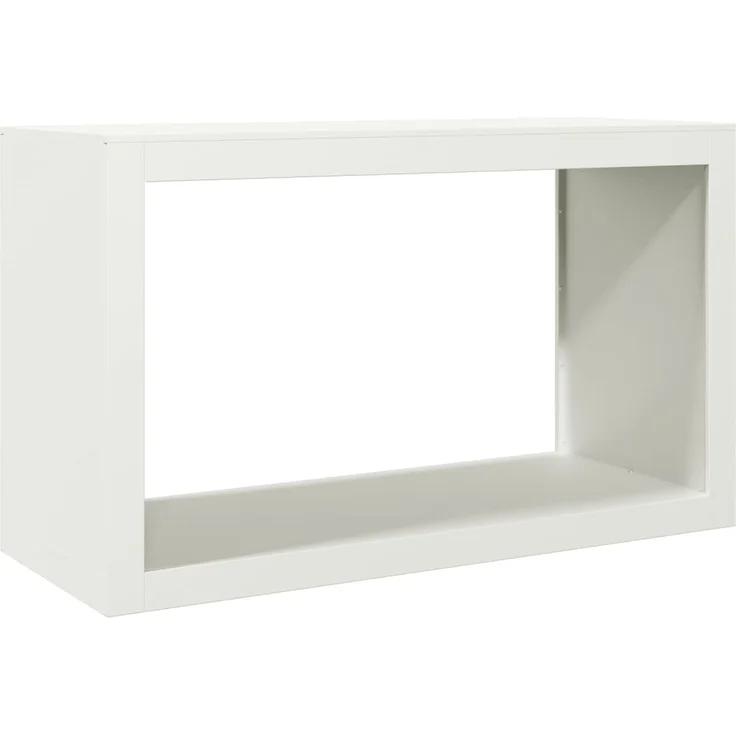 vidaXL Brennholzregal Weiß 100x40x60 cm Stahl 850983 – Bild 5