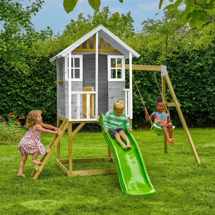 Zwerkules Valli 2 | Kinder Stelzenhaus mit Rutsche – Bild 2