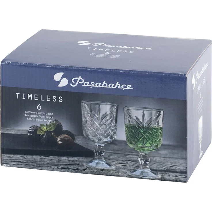 6 Likörgläser / Schnapsgläser auf Fuß Timeless 6cl – Bild 2