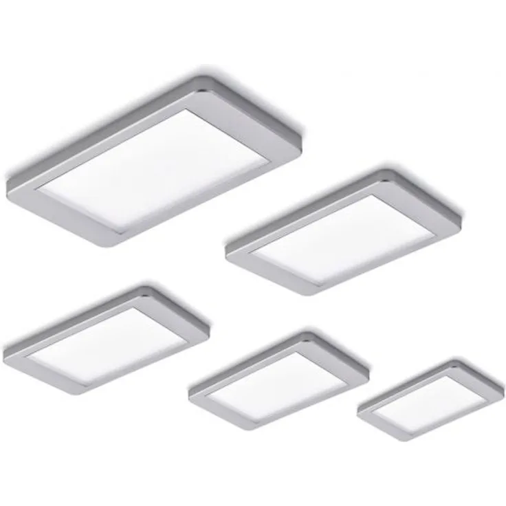 Naber Unterbauleuchte Hull Farbwechsel LED, 5er-Set 7061143 edelstahlfarbig