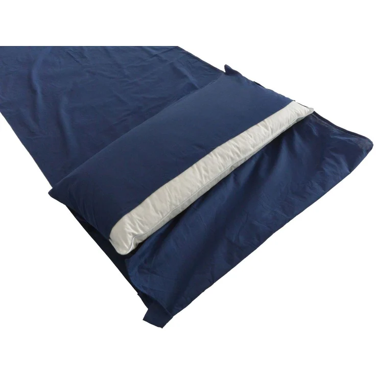 Origin Outdoors Sleeping Liner Baumwolle, Deckenform, royalblau – Bild 5