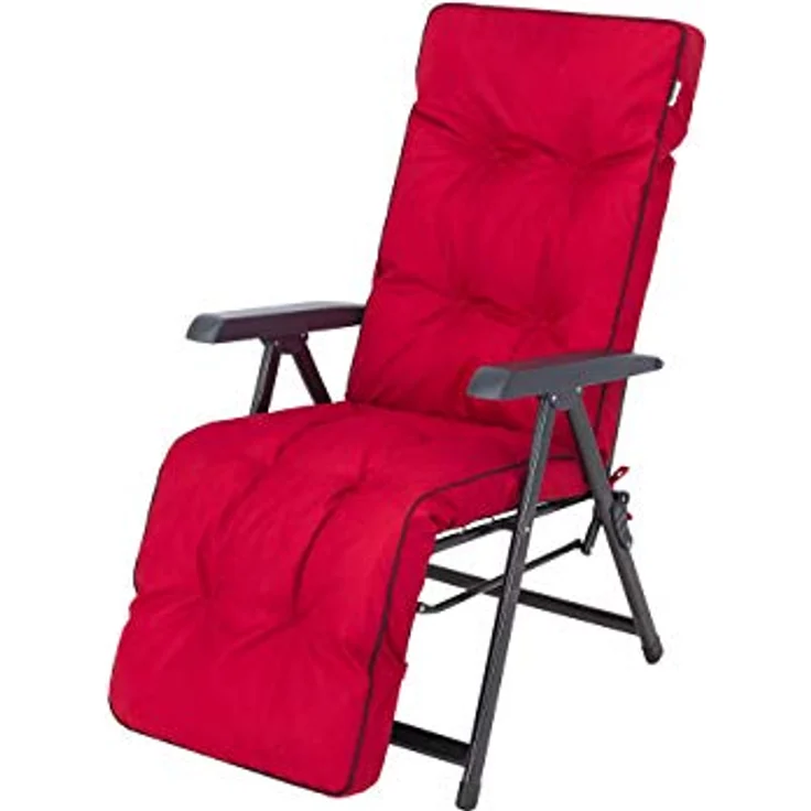 Bjird Liegenauflage Auflage für Liegestuhl 160x50x8, extra dicke Polsterauflage für klappbare Gartenliege/Sonnenliege – Bild 2