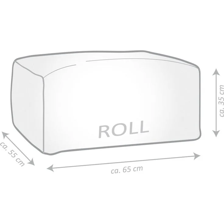 Magma Heimtex Sitzsack Roll SHARA (1 St) – Bild 3
