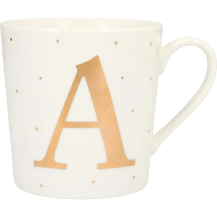 Depesche Porzellan Becher mit Sprüchen und Buchstaben