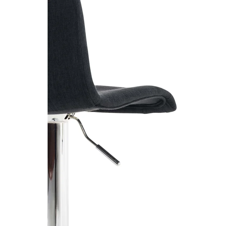 DELUKE® Barhocker BERLIN - Schwarz, Stoff Barhocker mit Lehne Barstuhl Tresenhocker Tresenstuhl Kneipenhocker Kneipenstuhl – Bild 7