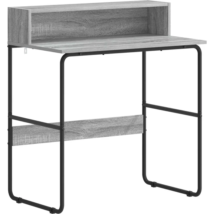 vidaXL Schreibtisch mit Stauraum Sonoma-Grau 80 x 50 x 91 cm 8008023 – Bild 2