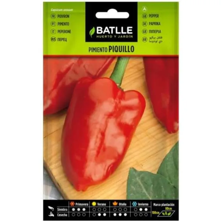 Batlle Gemüsesamen - Paprika Piquillo de Lodosa (300 Samen)