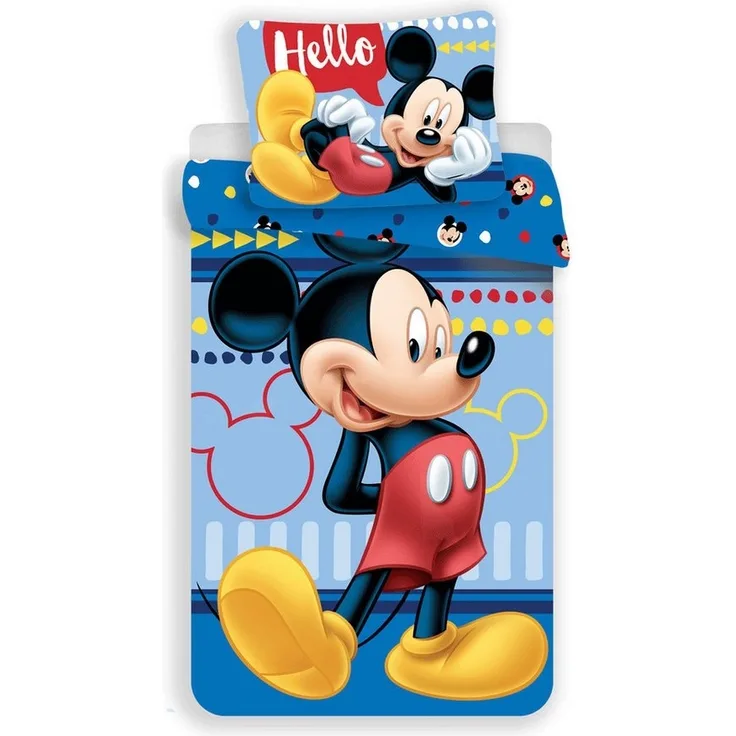 Disney 'Micky Maus' Kinderbettwäsche 140x200 cm, blau