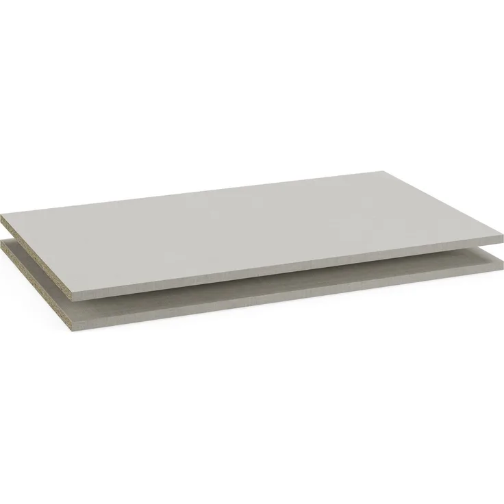 rauch Zubehör, Einlegeböden 2er-Set, für Schwebetürenschränke von rauch mit einer Elementbreite von 87,5 cm und einer Schranktiefe von 59 cm